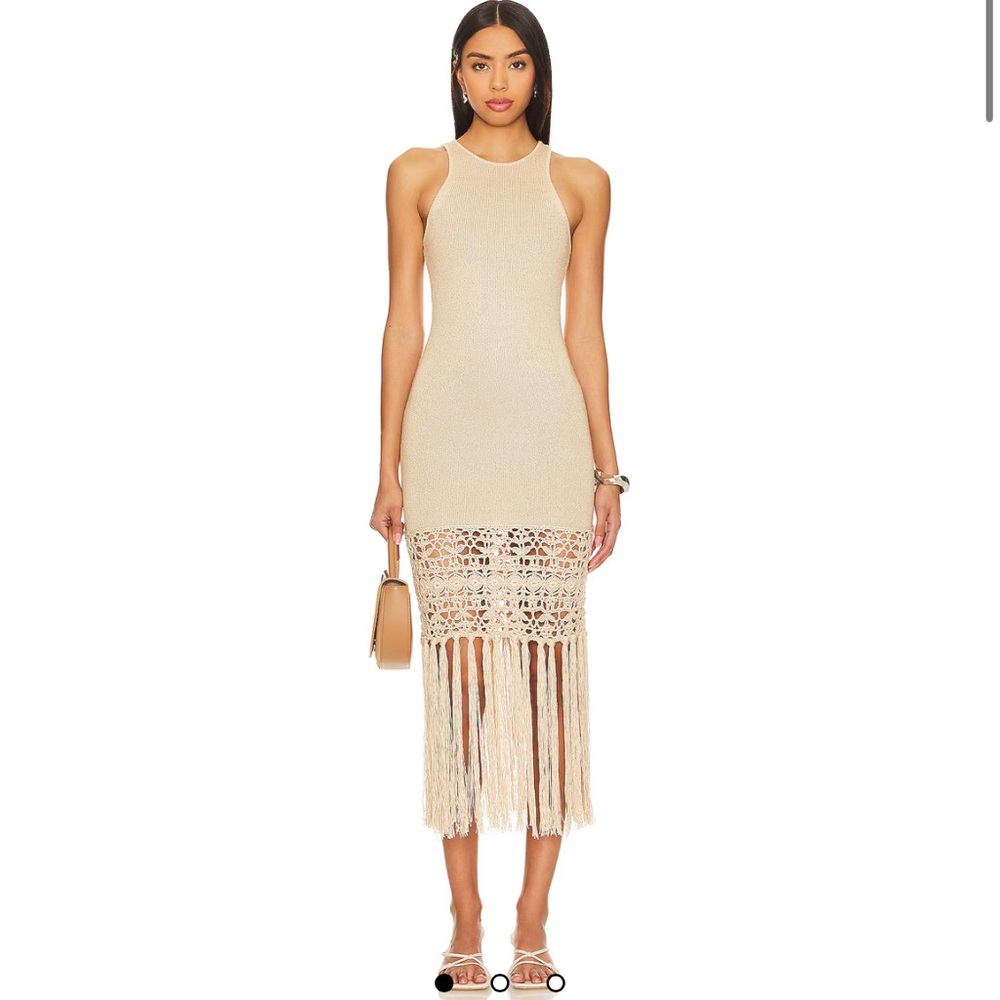Lucaya Dress in Tan Tularosa Revolve
